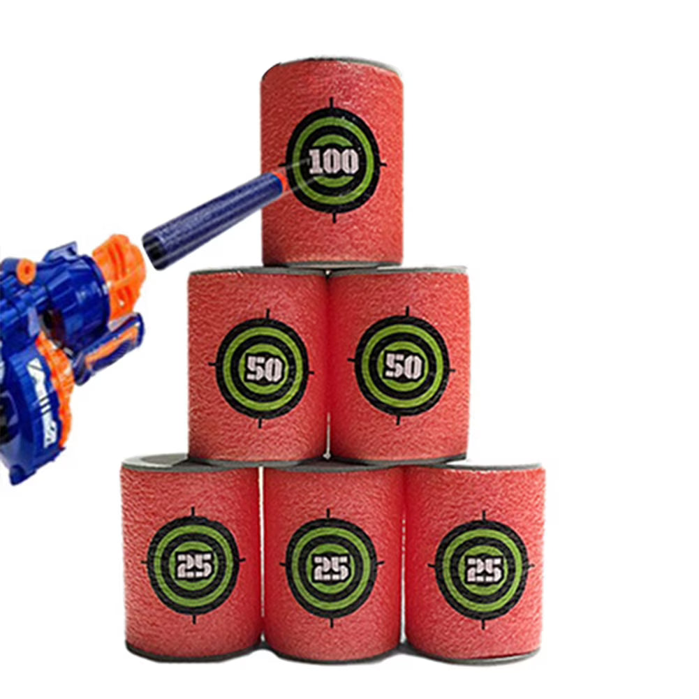 6pcs Eva Foam Dart Target Toy M3418