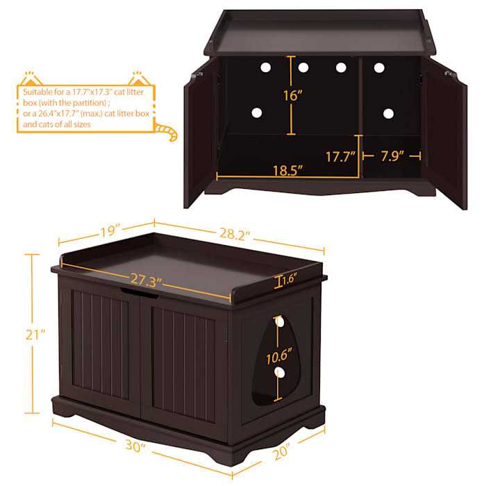 Decorative Cat Litter Box L64787
