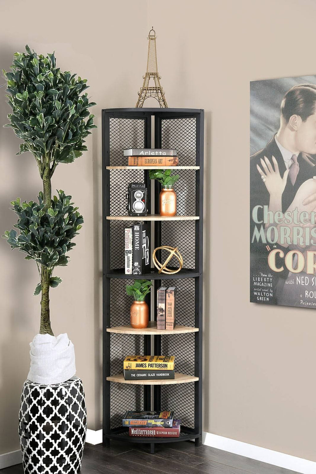 6 Tier Corner Shelf X623642