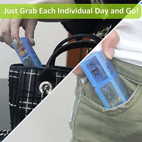 7 Day Pill Organizer with Removable Tray X86388