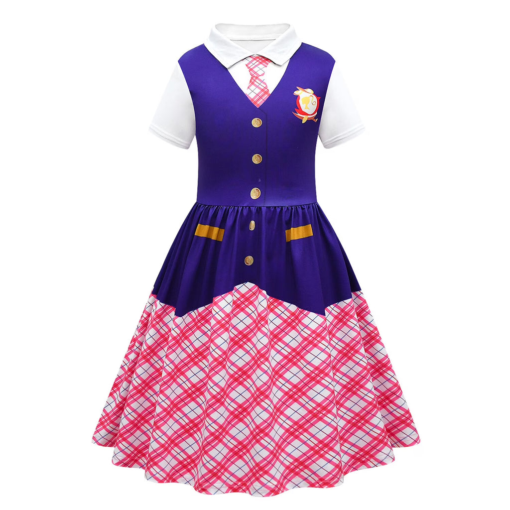 Pink & Purple Girls Princess Dress U4113