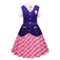 Pink & Purple Girls Princess Dress U4113