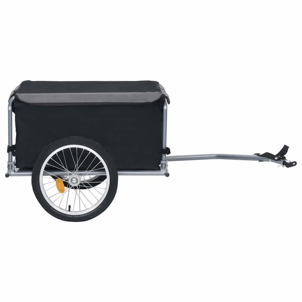 Bike Cargo Trailer Black and Gray S757778