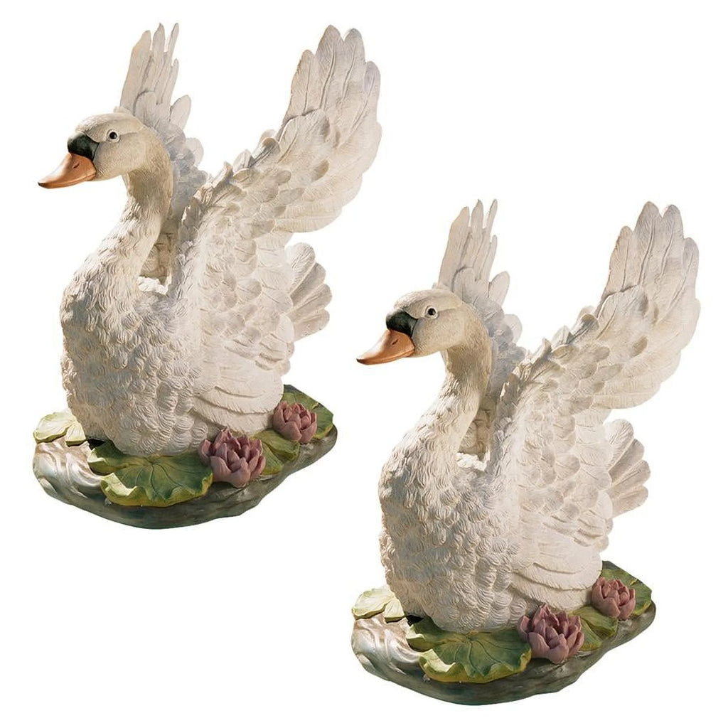 Swan Lake Sculpture Set of Two H154767