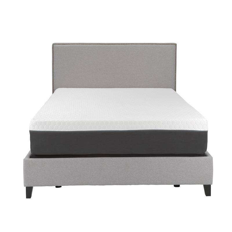 12x22 Cal King Memory Foam Mattress in White S360