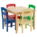 Kids 5 Pieces Wooden Table and Chair Set F5079