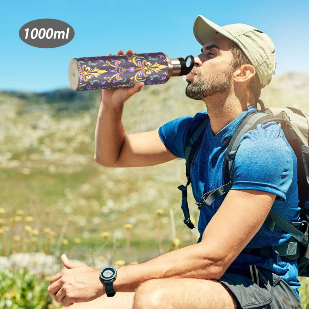 20 oz Insulated Stainless Steel Water Bottle with Straw Lid E270298