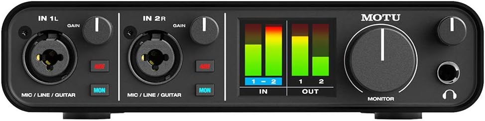 Motu M2 2x2 USB-C Audio Interface with XLR Cable U7879