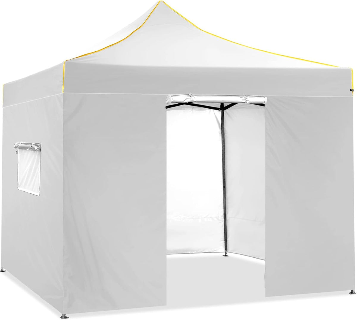 Pop Up Canopy Tent 10x10 Commercial Instant Canopy (Silver Gray) Q3915