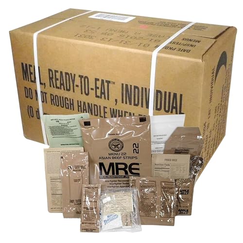 12 Pack MRE with Flameless Heaters and Freeze Dried Meals I76152