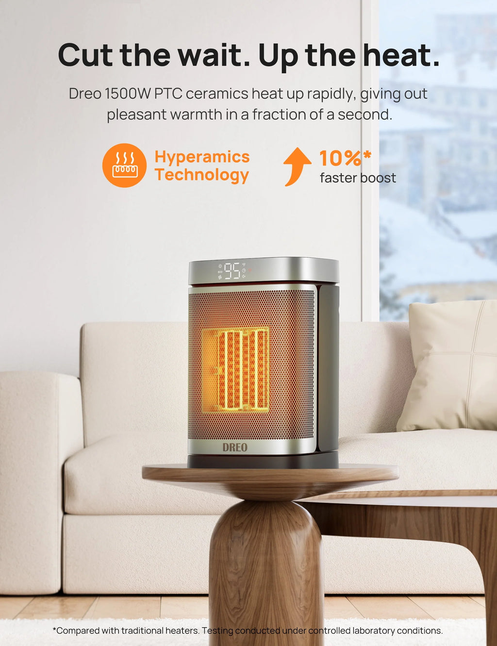 1500W PTC Electric Space Heater with Remote Z8867