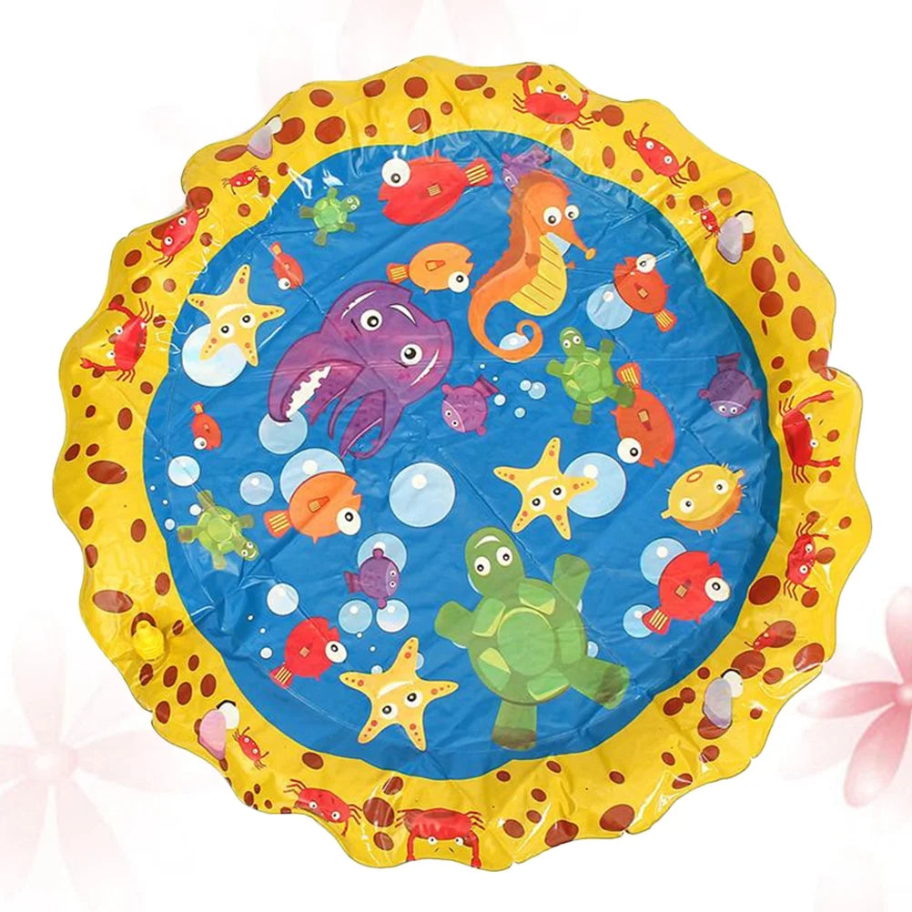 Colorful PVC Water Play Mat Toy for Outdoor Pool Garden F79476