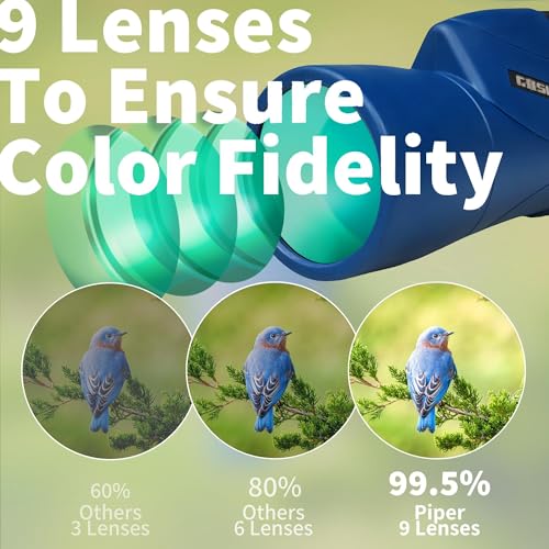 12x55 HD Monocular Telescope with BAK4 Prism & FMC Lens O849511