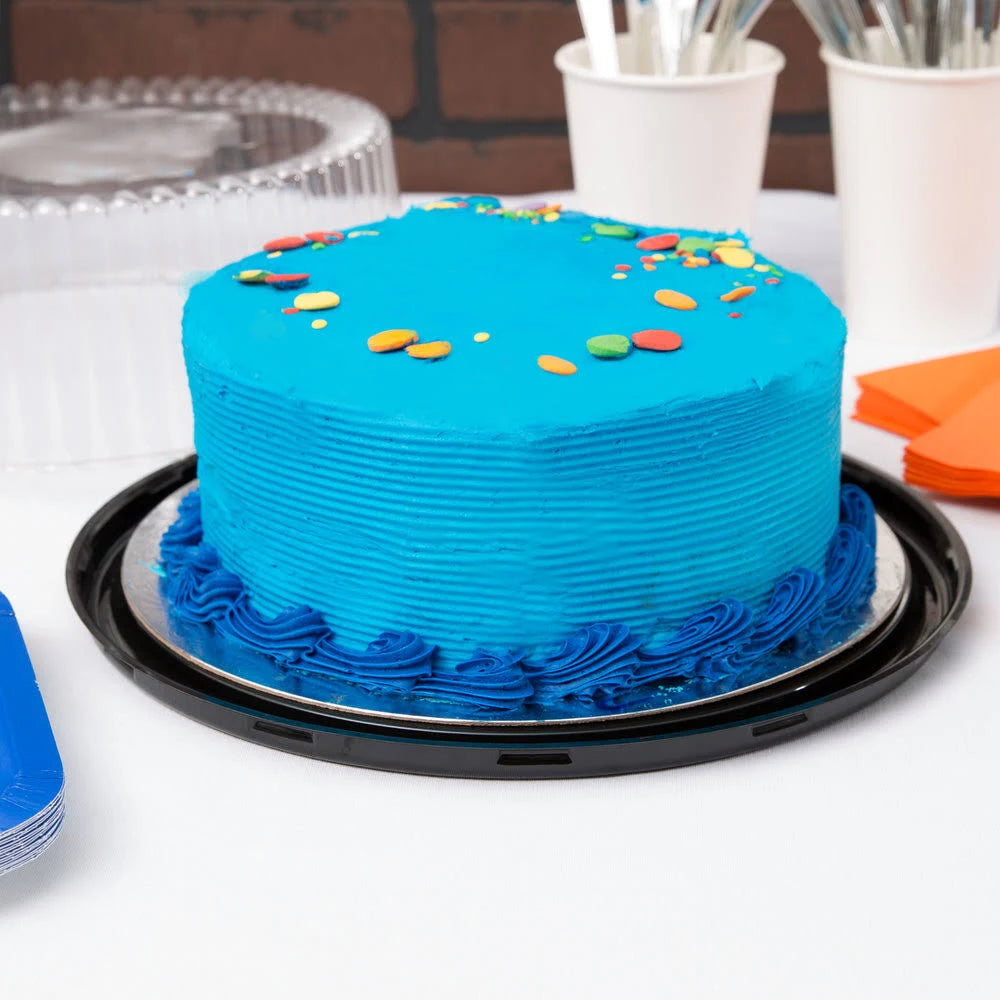 9x22 1-2 Layer Cake Display Container with Clear Dome Lid - 80/Case A1634