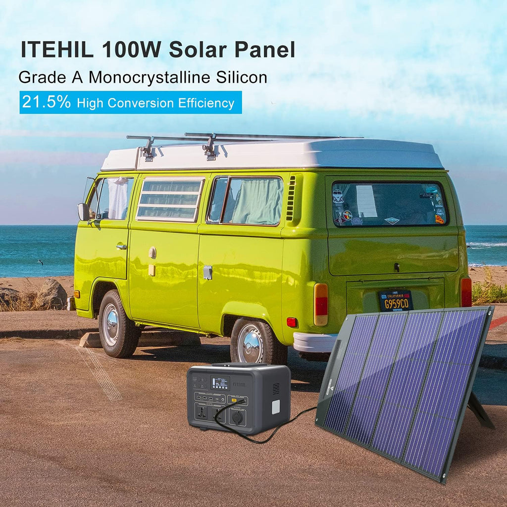 100W 18 Volt Monocrystalline Foldable Solar Panel S43308