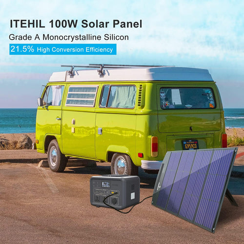 100W 18 Volt Monocrystalline Foldable Solar Panel S43308