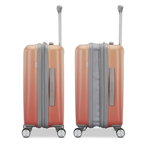 Blue Hardside Expandable Luggage with Spinner Wheels, 2-Piece Set G182051