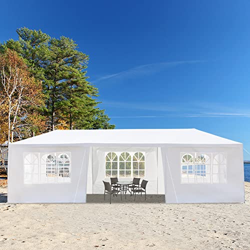 10 x 30FT White Heavy Duty Waterproof Party Tent J892425