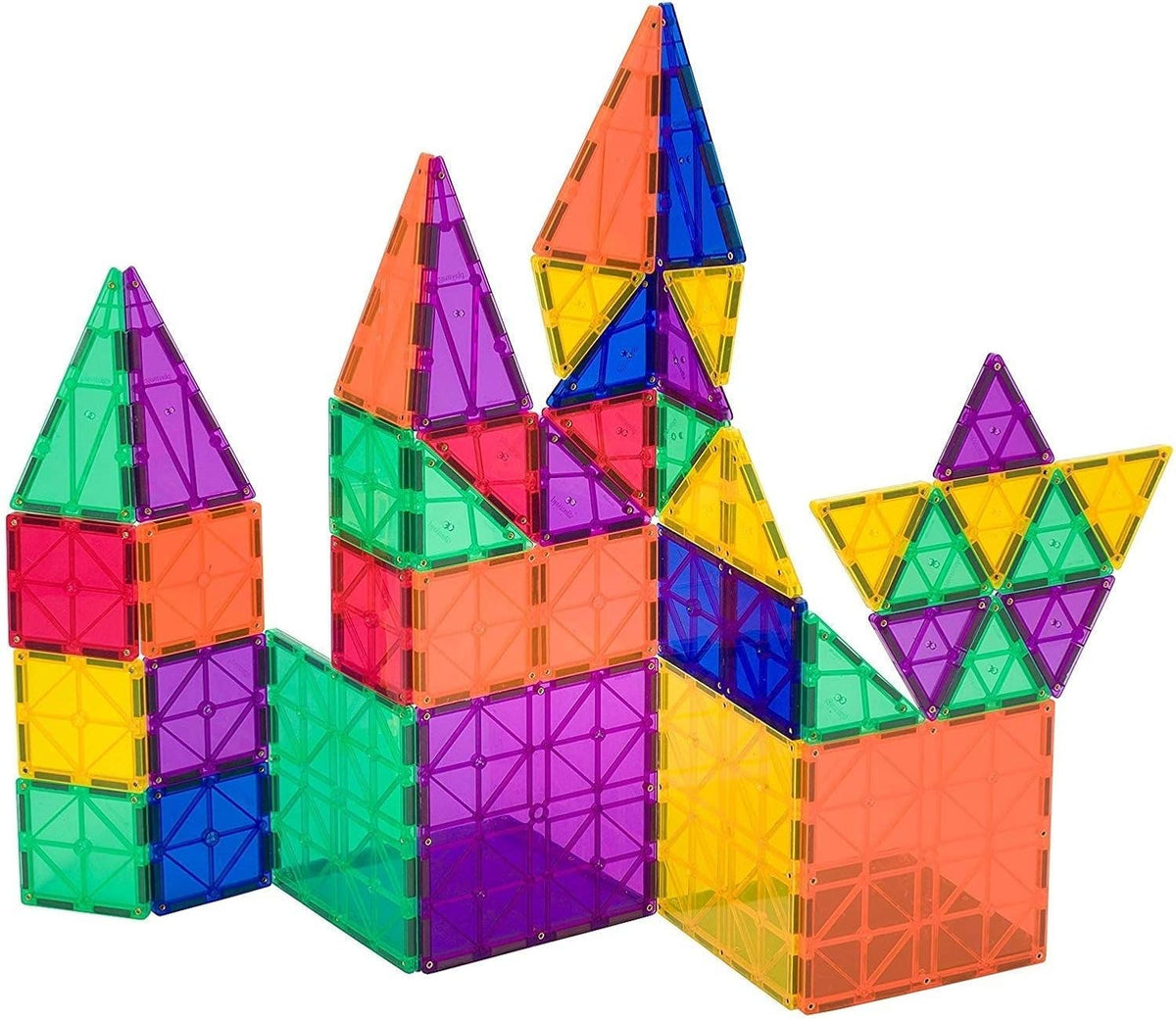 56 Pc Magnetic Tiles Building Set H678604