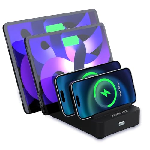 Black 4-Port Charging Station O909374
