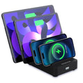 Black 4-Port Charging Station O909374