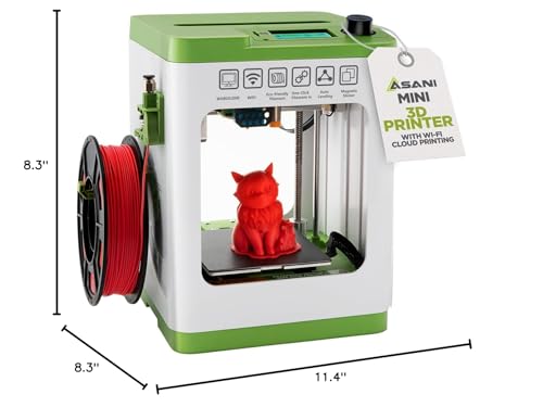 Mini 3D Printer with Auto Leveling, 10M PLA Filament, and SD Card O76467