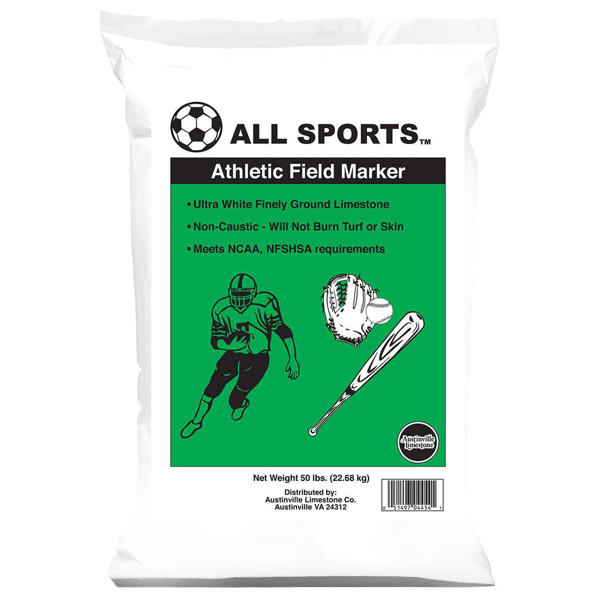 White Athletic Field Marker 50 lb W564