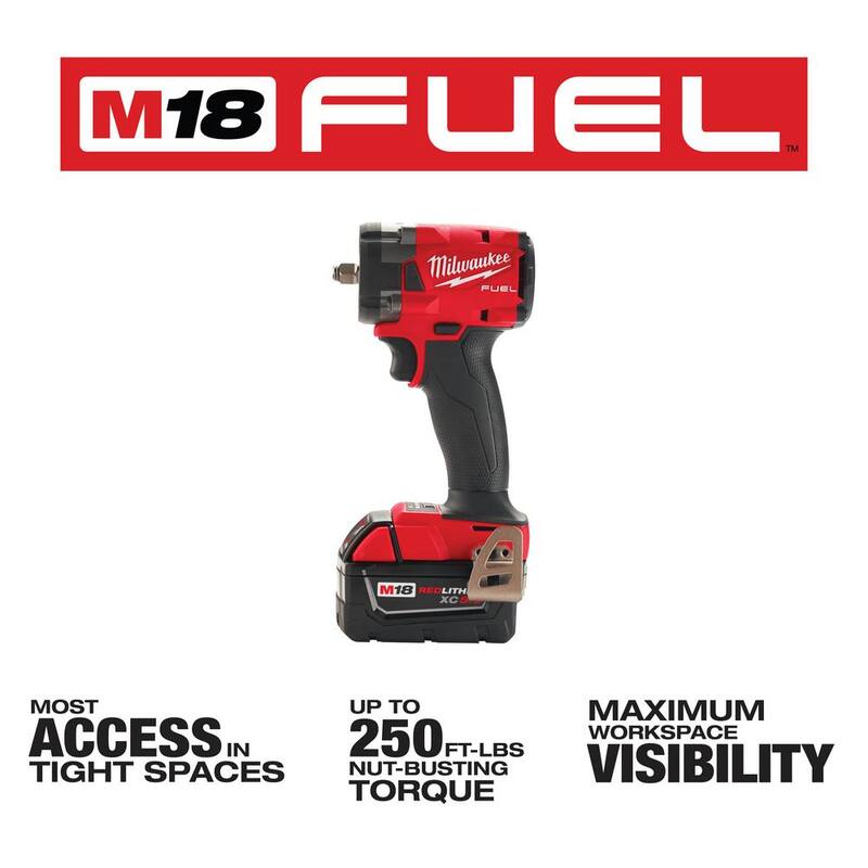 18V Lithium-Ion Brushless Cordless Grinder & 3/8 in. Impact Wrench Combo Kit A694