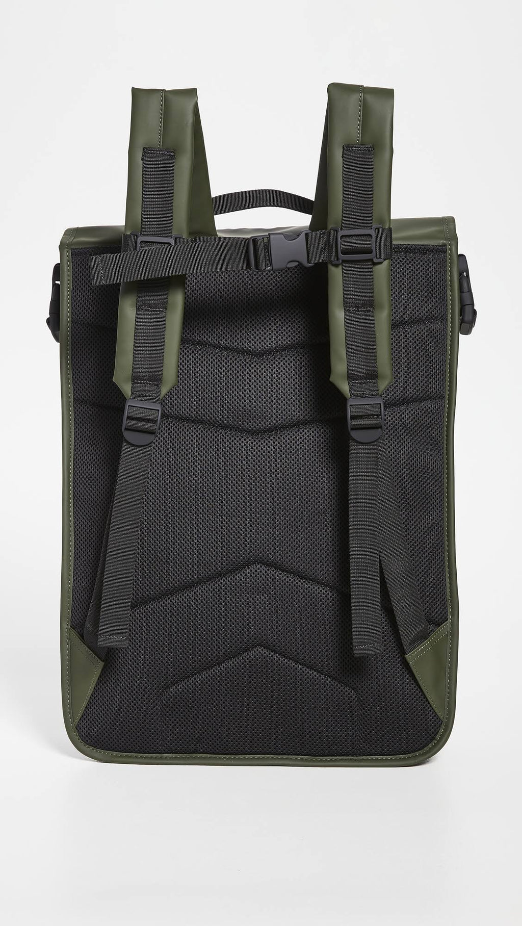 Green Buckle Rolltop Rucksack I807