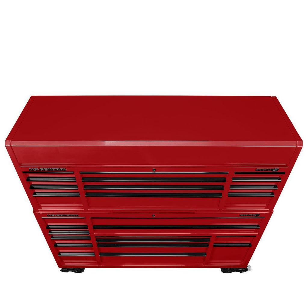 72 in. x 22 in. Triple Bank Top Chest, Red Z217737