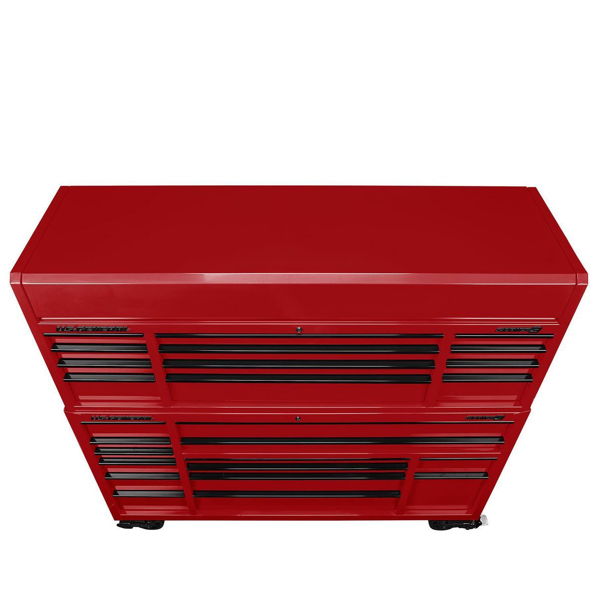 72 in. x 22 in. Triple Bank Top Chest, Red Z217737