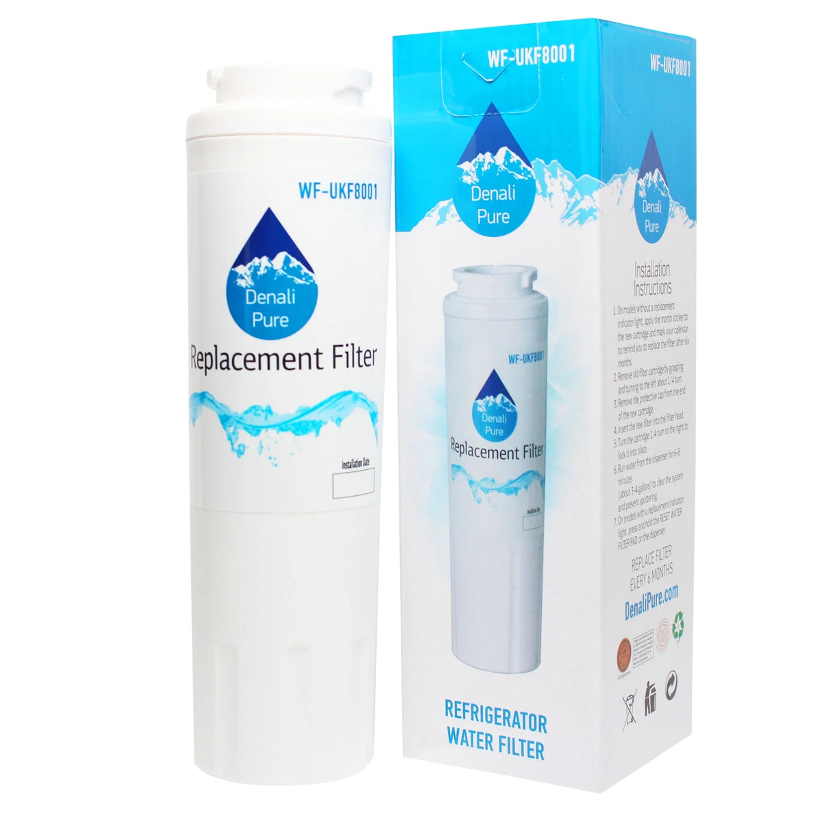 5-Pack Replacement Refrigerator Water Filter Cartridge H351104