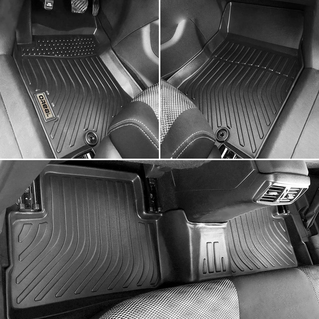 Black Front Rear Car Mats for Nissan Rogue Sport 2017-2021 R9926