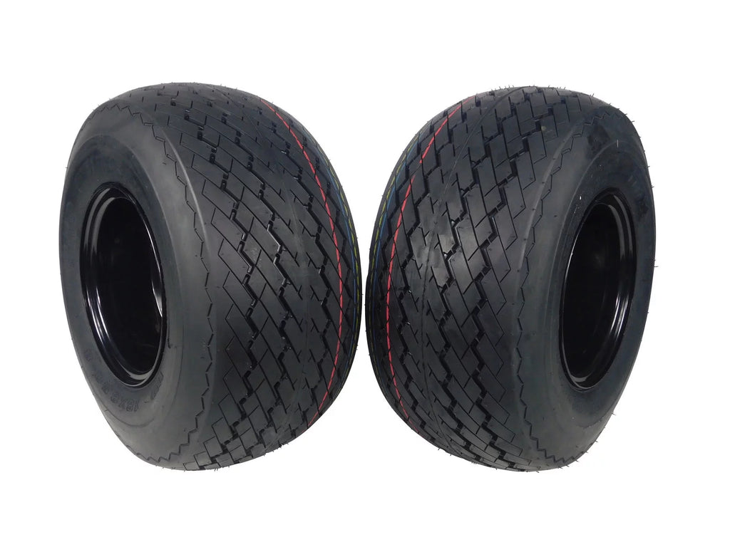 18x8.5-8 4 Ply Golf Cart Tire & Wheel Combo 2 Pack U75520