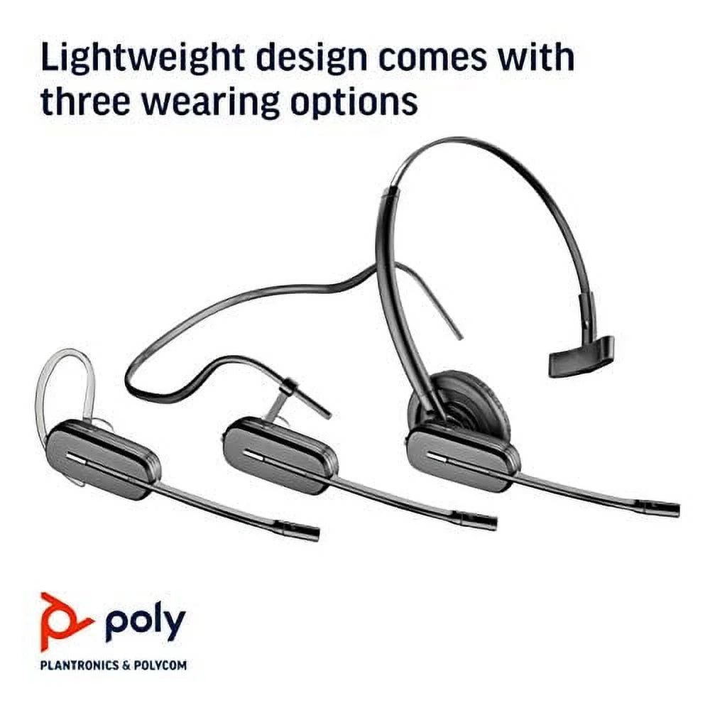 Wireless DECT Headset with Lifter, Single Ear, Noise Canceling Microphone C2773