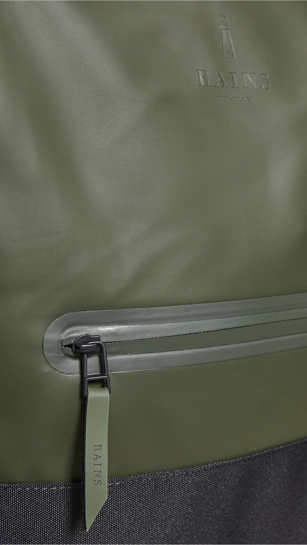 Green Buckle Rolltop Rucksack I807