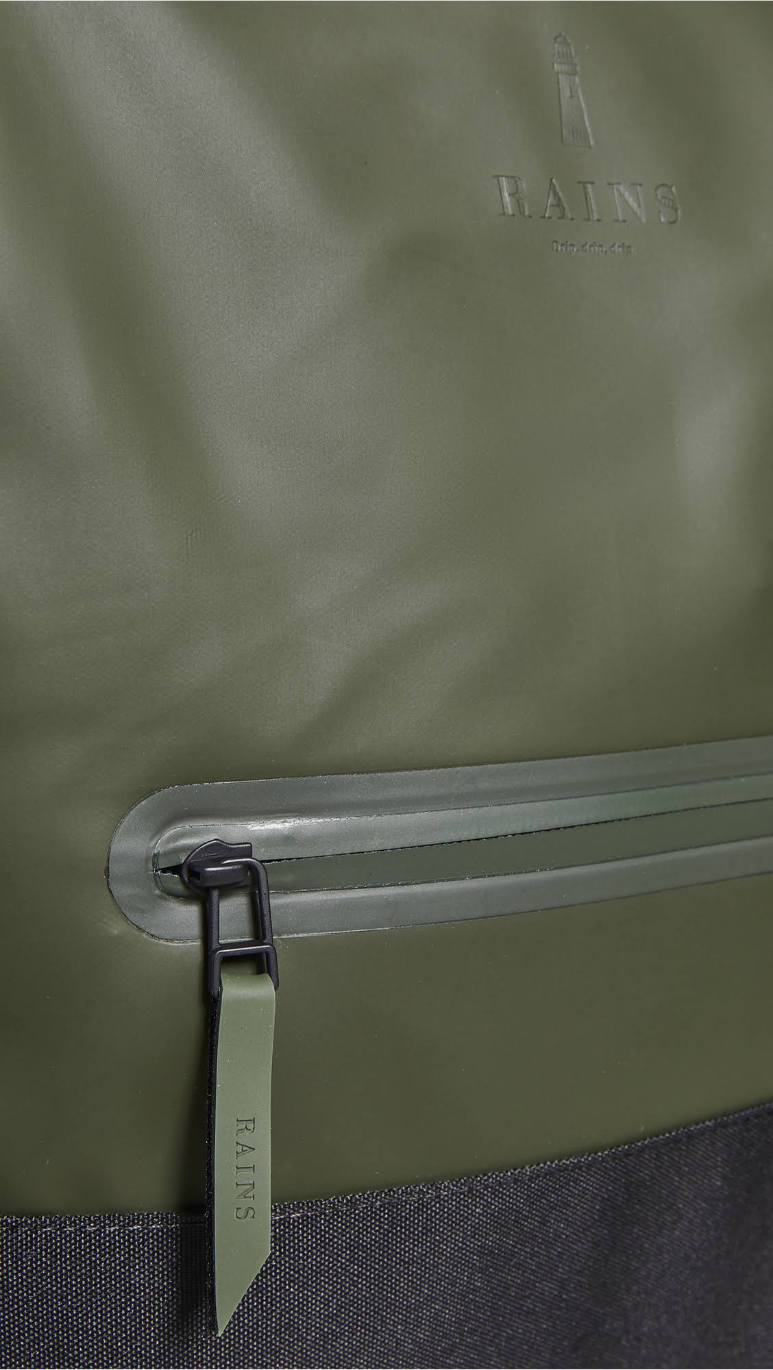 Green Buckle Rolltop Rucksack I807
