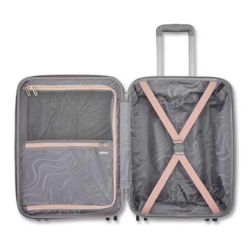 Blue Hardside Expandable Luggage with Spinner Wheels, 2-Piece Set G182051