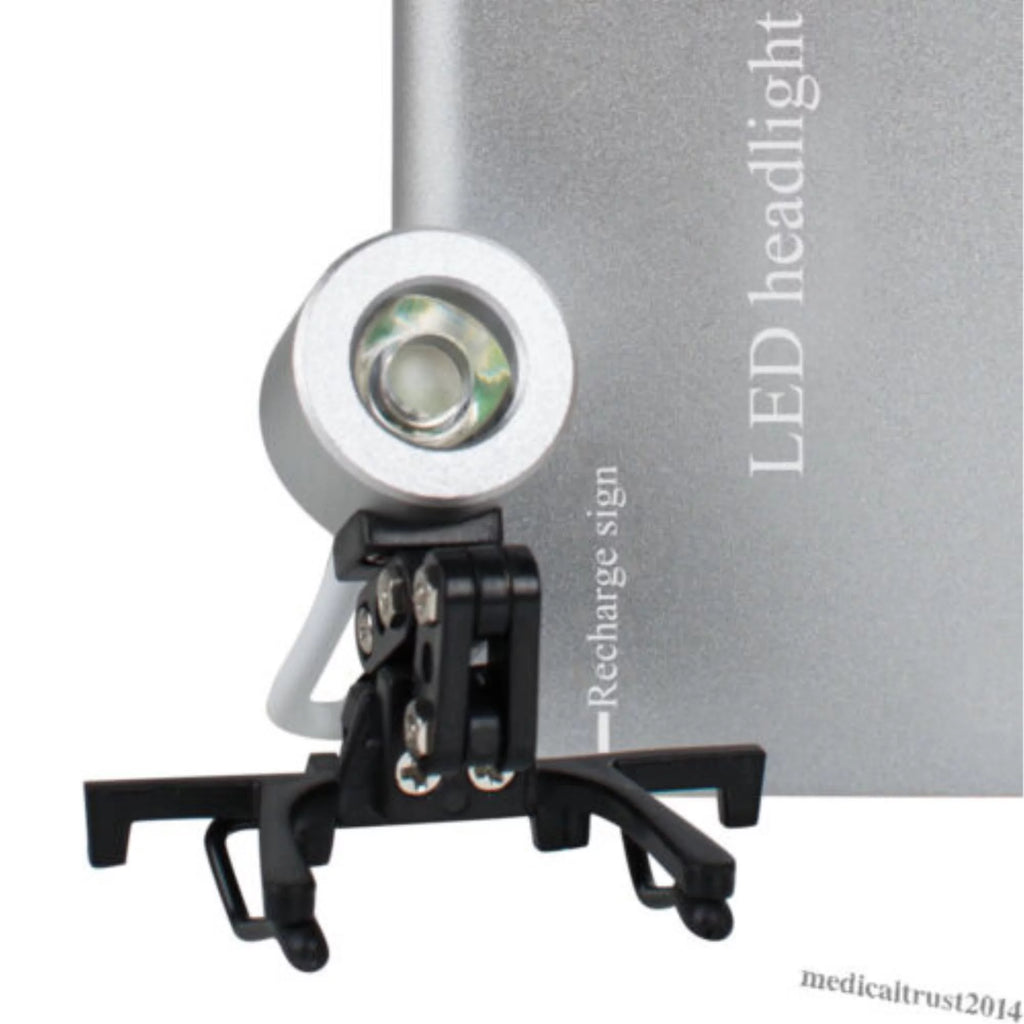 Silver Portable Head Light Lamp 1W LED G18690