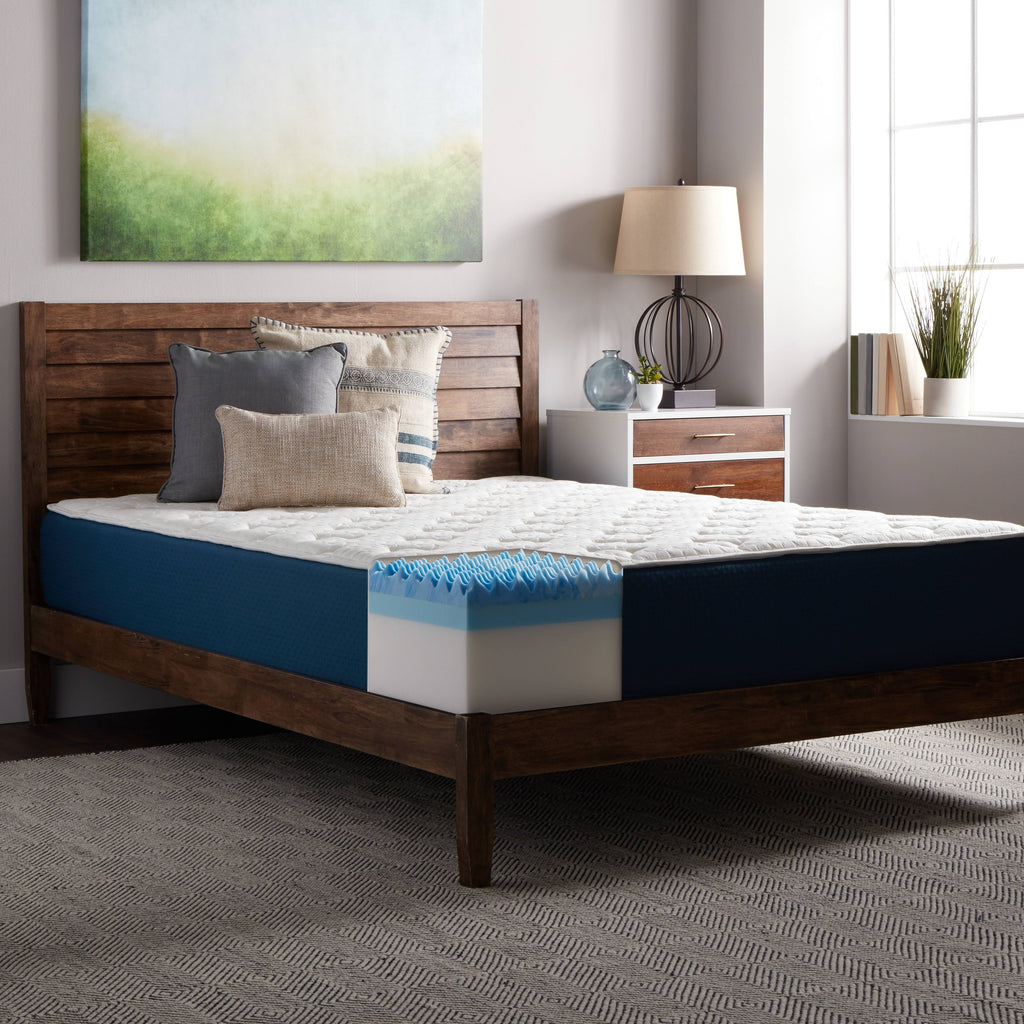 12-Inch Quilted Gel Memory Foam Mattress Queen N7989