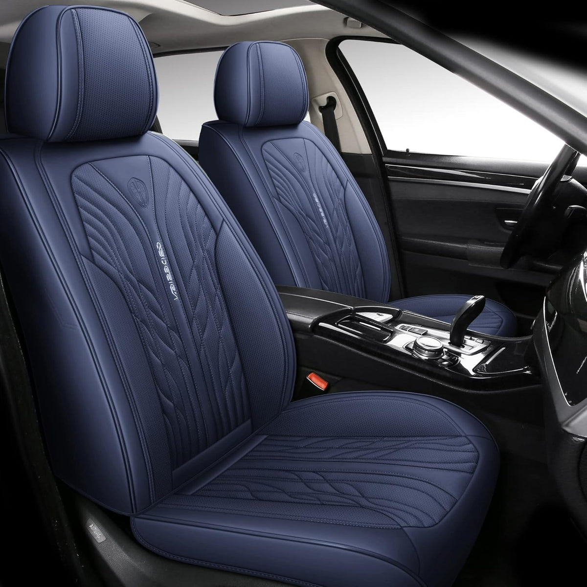 Faux Leather Full Set Car Seat Covers V85210