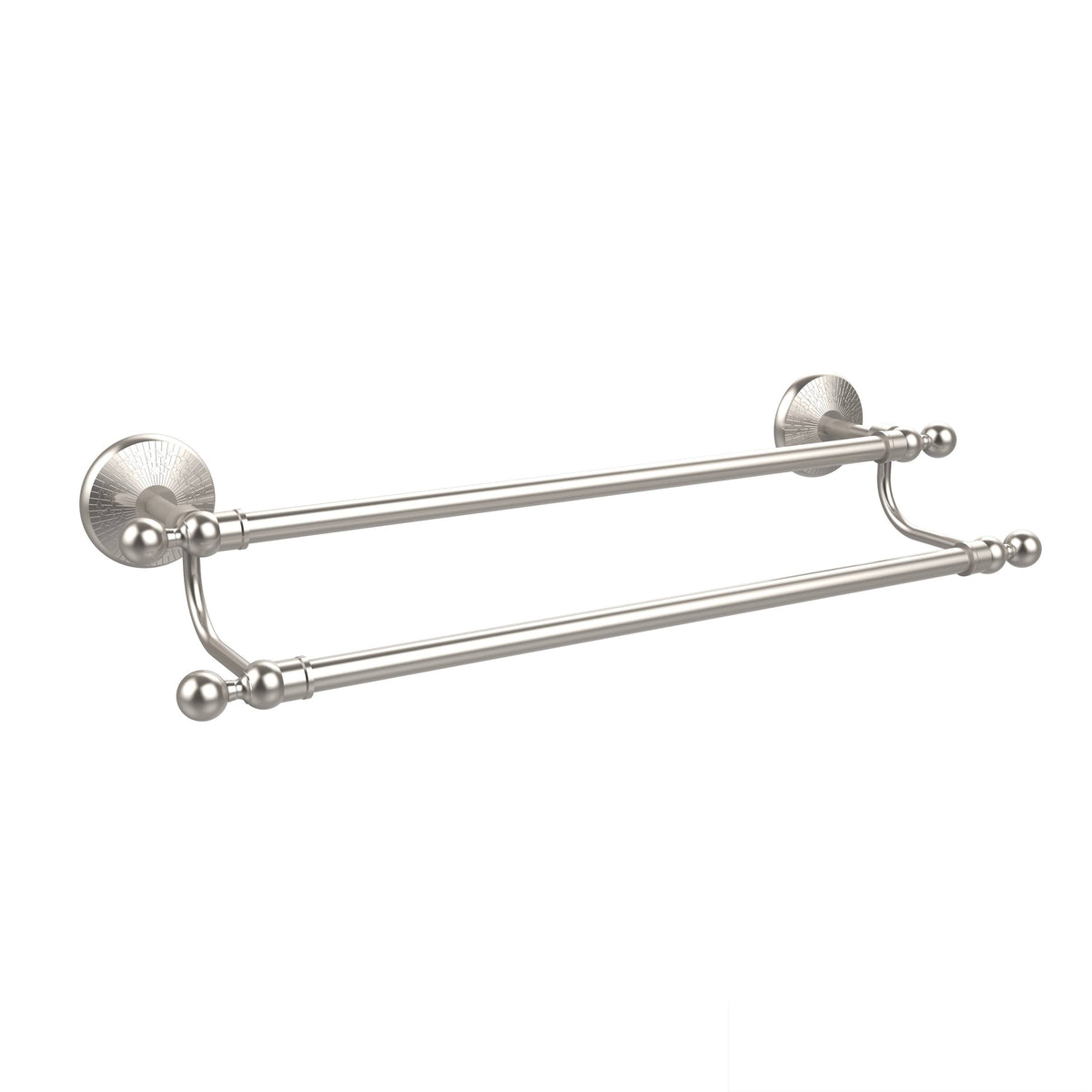 18 inch Double Towel Bar Antique Pewter A394