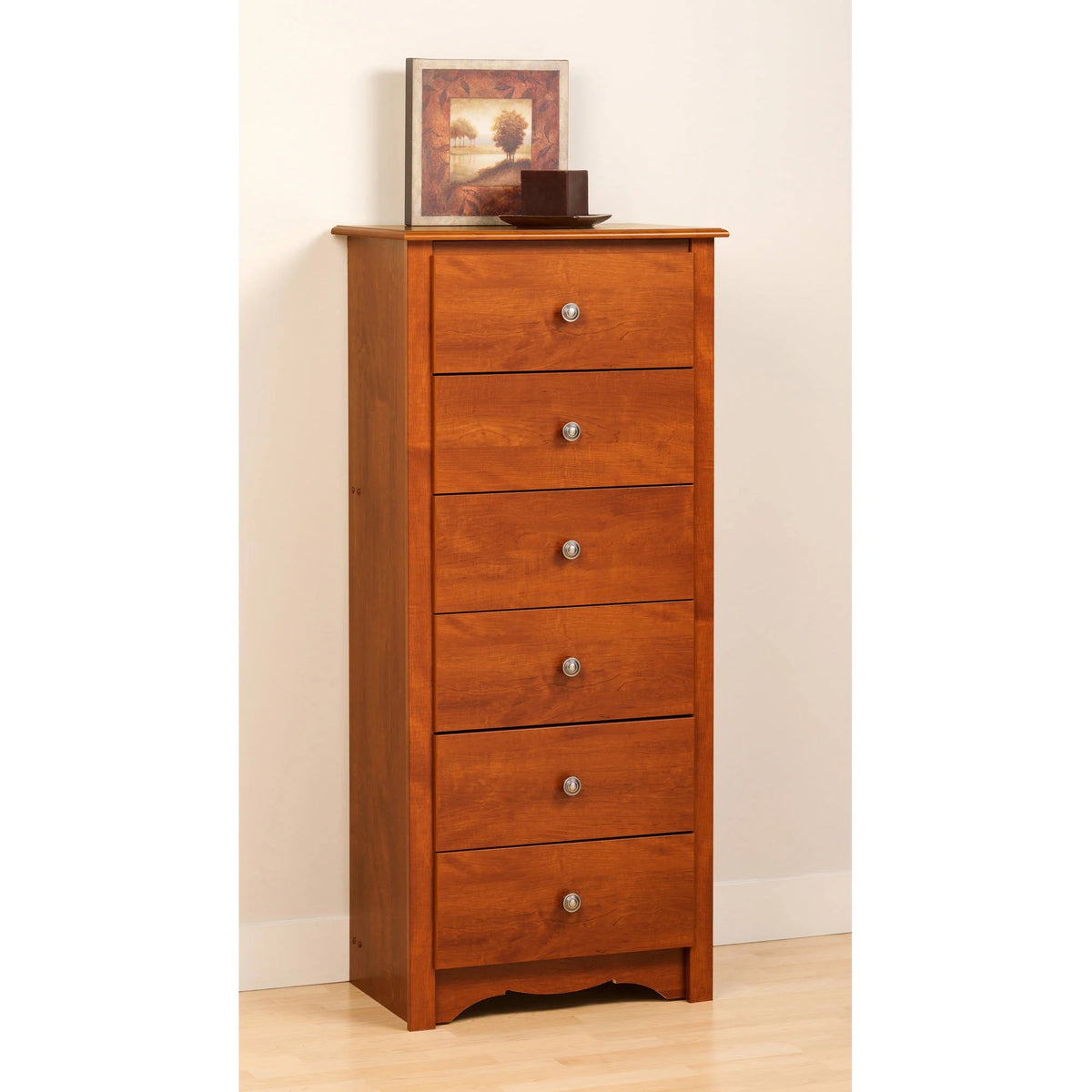 Cherry 6 Drawer Chest K104