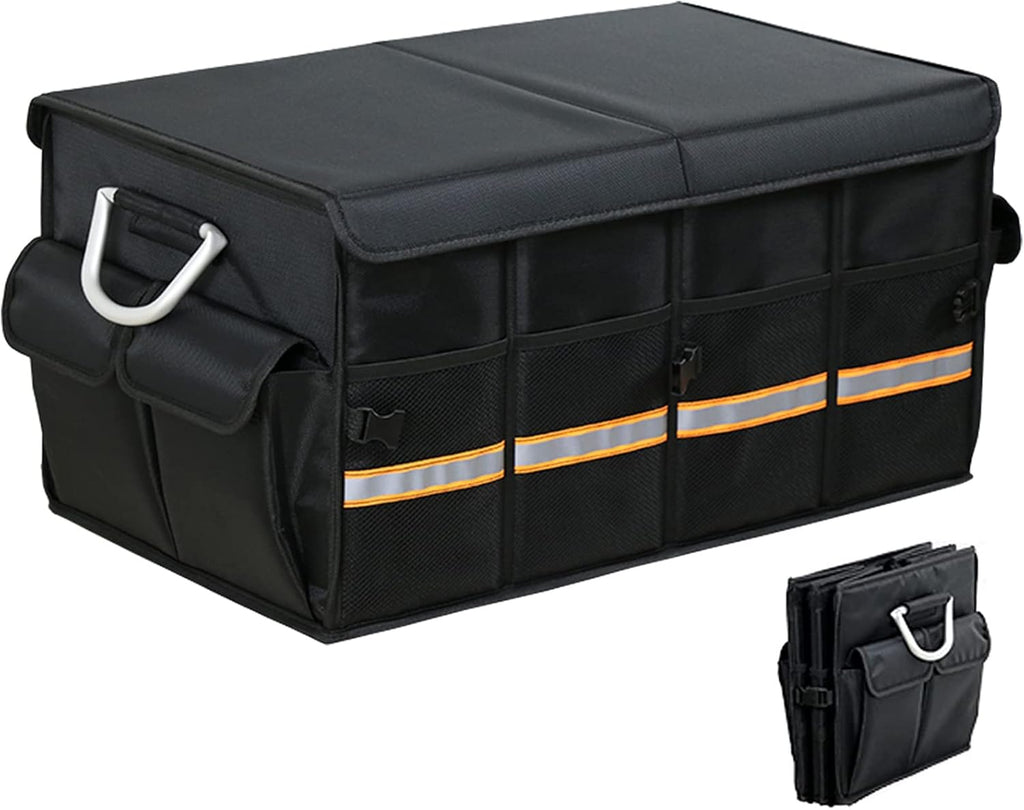 Black Pack of 2 Collapsible Car Trunk Organizer I717275