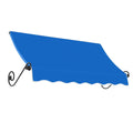 10.375 ft Fixed Awning Acrylic Fabric, Bright Blue J520528
