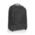 Black Laptop Backpack on Wheels U5905