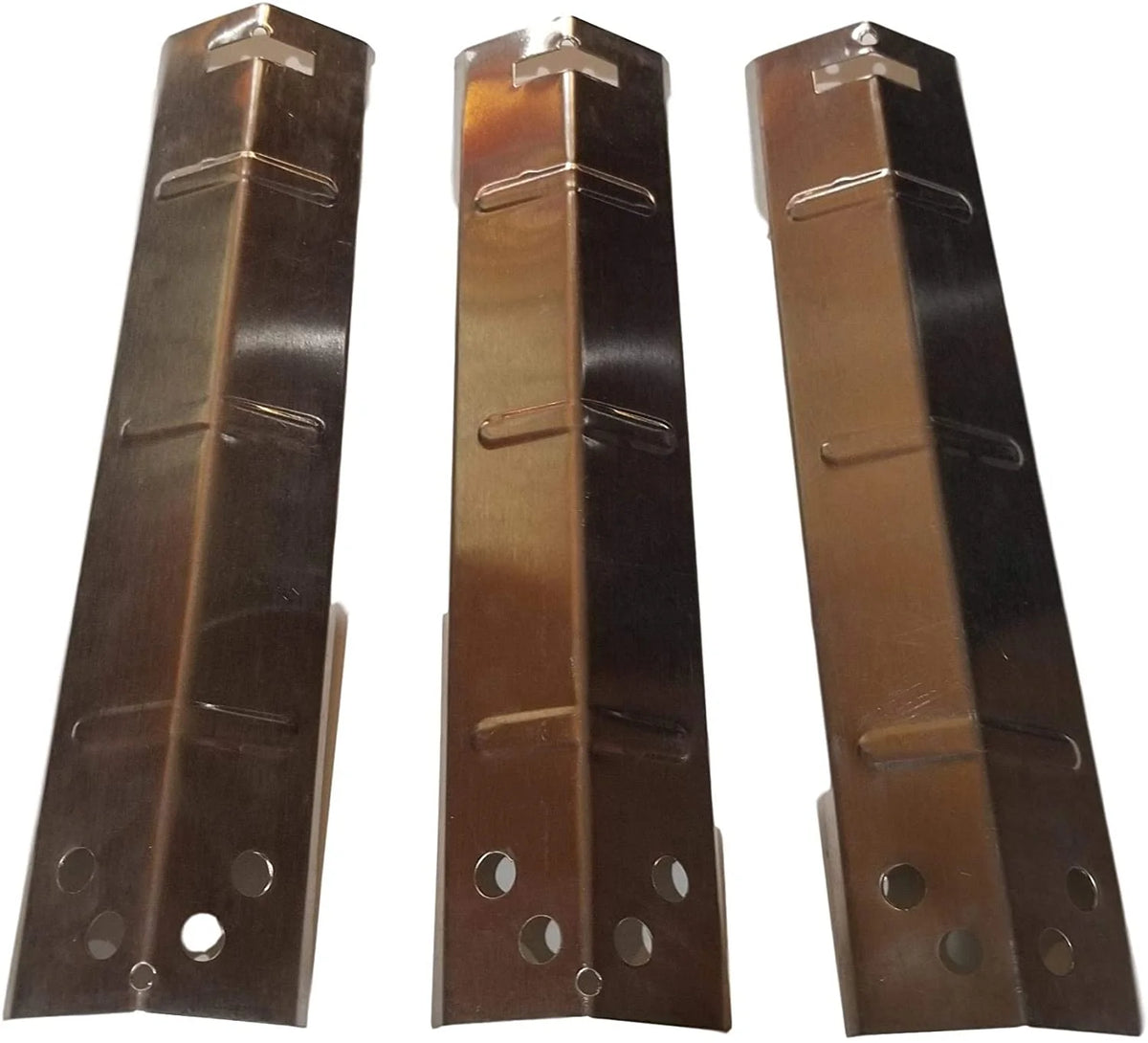 Porcelain Cooking Grid and 3 Stainless Steel Heat Plates M366