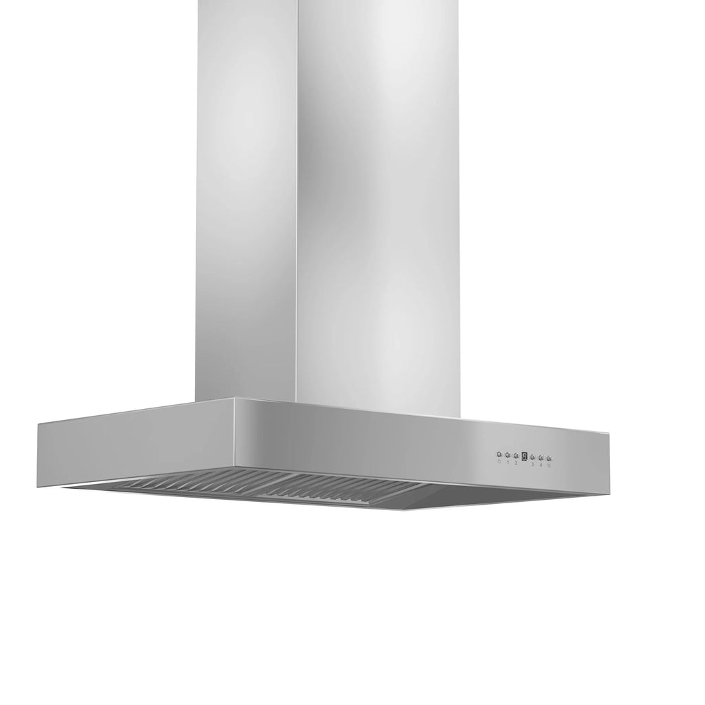 36 in. Stainless Steel Island Mount Range Hood W886
