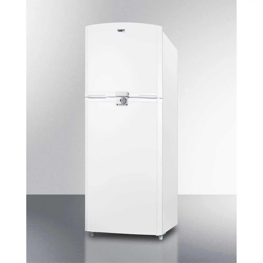 White Frost-Free Refrigerator-Freezer with Combination Lock A116440