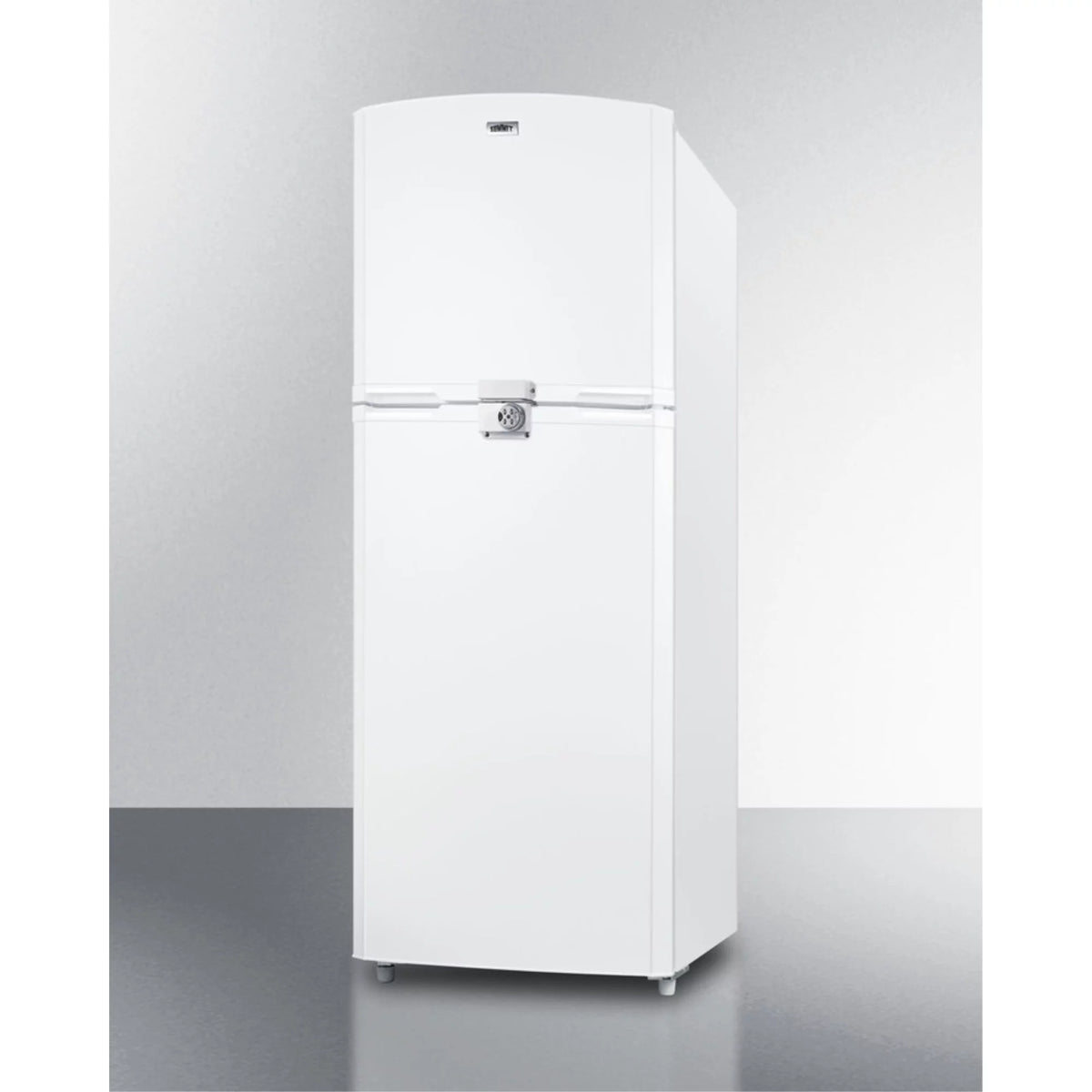 White Frost-Free Refrigerator-Freezer with Combination Lock A116440